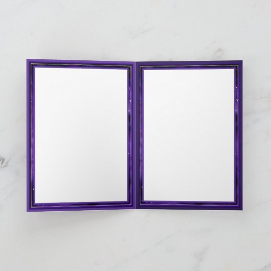 Carte blanche âme violette (Intérieur)