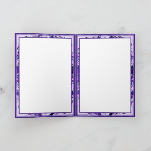 Carte blanche âme violette (Intérieur)