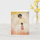 Carte blanche Angel Love (Fleur jaune)