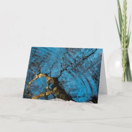 Carte blanche Arbre liquide (Devant)