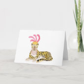 Carte blanche au léopard d'Amour glamour (Devant)