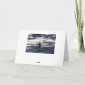 Carte blanche avec bateau de la rivière Mississipp (Dos)