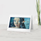 Carte blanche Baisers à papillon (Devant)