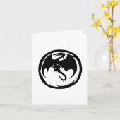 Carte blanche Black Dragon (Fleur jaune)