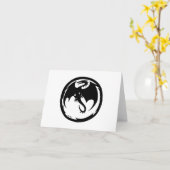 Carte blanche Black Dragon (Fleur jaune)