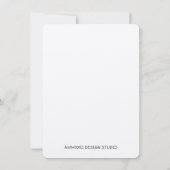 Carte blanche Bon thanksgiving Citrouille d'automn (Dos)