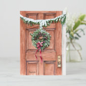 Carte blanche Bonnes Fêtes (Debout devant)