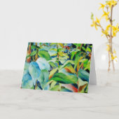 Carte blanche botanique (Fleur jaune)