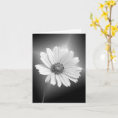 carte blanche brillante (Fleur jaune)