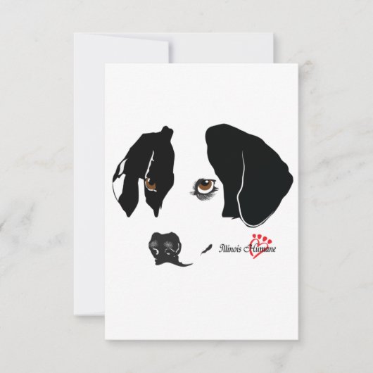 Carte blanche Brown des yeux (Devant)