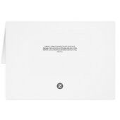 Carte blanche Cabine Abraham Lincoln (Dos Horizontal)