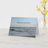 Carte blanche Cape May Ocean Waves Lighthouse (Fleur jaune)