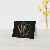 Carte blanche Carabiners Escalades de roche (Fleur jaune)