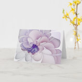 Carte blanche Coquette (Fleur jaune)