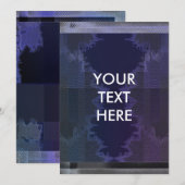 Carte blanche Cyberpunk Grunge | Gritty Futuristic (Devant / Derrière)