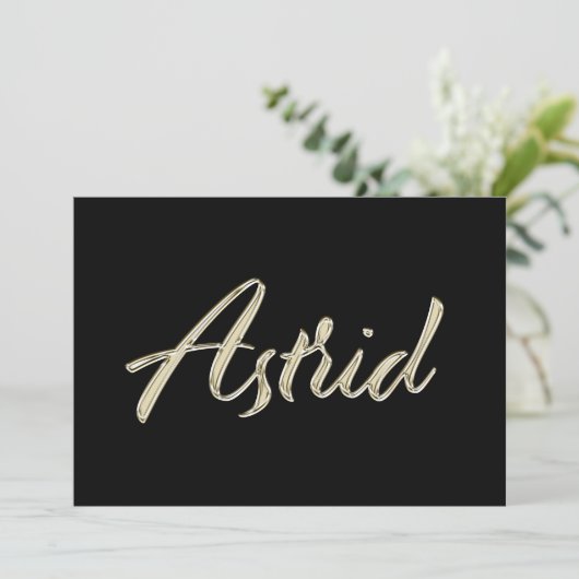 Carte blanche d'Astrid (Debout devant)