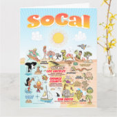 Carte blanche de Californie du Sud (Fleur jaune)