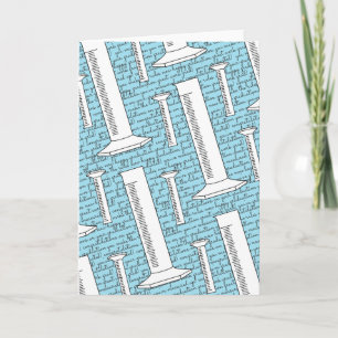 Carte blanche de graduation de Cylinder Happy Grad