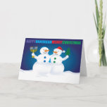 Carte blanche de Hanukkah<br><div class="desc">Check out our wide selection of Hanukkah and Hanukkah/Christmas cards.  These are available as ecards at our online congregation - www.OurJewishCommunity.org - blending Judaism,  humanism,  and technology.</div>