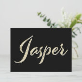 Carte blanche de Jasper (Debout devant)