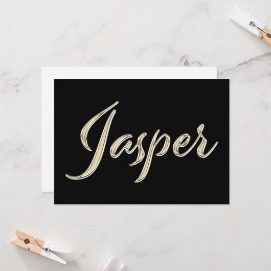 Carte blanche de Jasper (Devant/Arrière en situation)