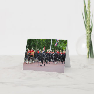 Carte blanche de la bande de cavalerie du ménage