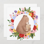 Carte blanche de la maman ours (Devant / Derrière)