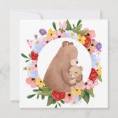 Carte blanche de la maman ours (Devant)