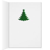 Carte blanche de l'arbre de Joyeuses Fêtes (Intérieur (Droit))