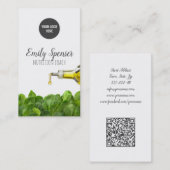 Carte blanche de l'entraîneur de nutrition Feuille (Devant / Derrière)