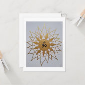 Carte blanche de Mandala (Devant/Arrière en situation)