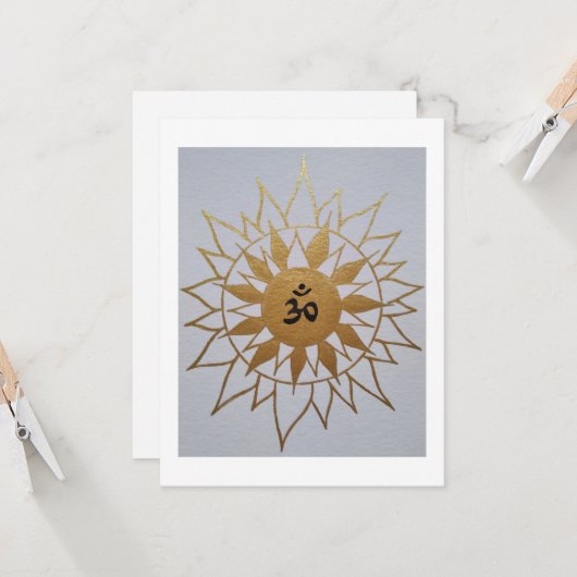 Carte blanche de Mandala (Devant/Arrière en situation)