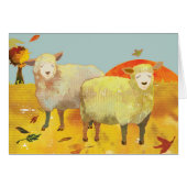 Carte blanche de mouton (Devant Horizontal)