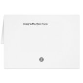 Carte blanche de mouton (Dos Horizontal)