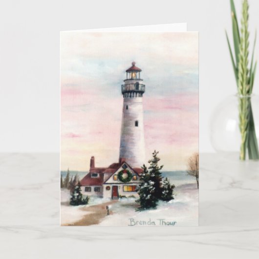 Carte blanche de Noël (Devant)