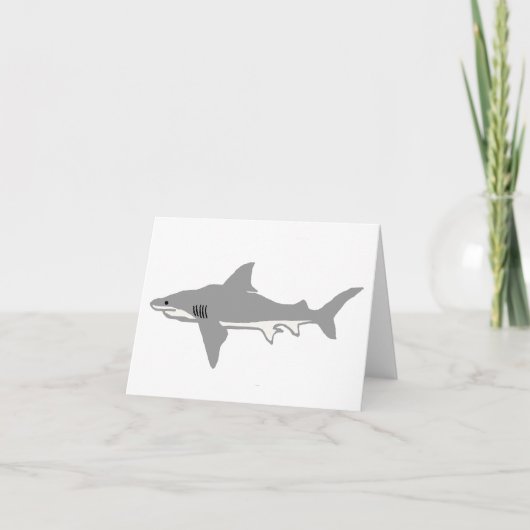 Carte blanche de requin taureau (Devant)