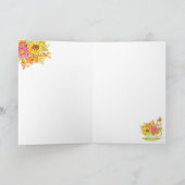 Carte blanche de tasse à thé d'automne pour toute (Intérieur)