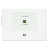 Carte blanche d'escargot (Dos Horizontal)