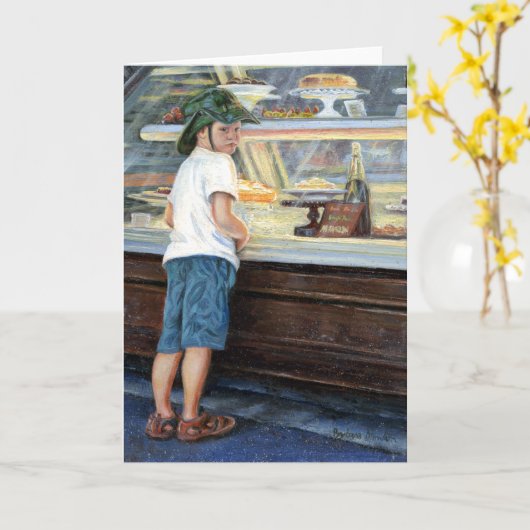 Carte blanche "Dessert Refusé" (Fleur jaune)