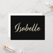 Carte blanche d'Isabelle (Devant/Arrière en situation)