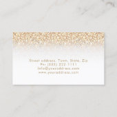 Carte blanche du concepteur de bijoux Golden Rain (Dos)