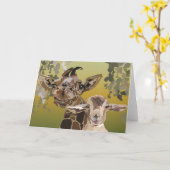 Carte blanche et enveloppe Best Friends 5"x7" (Fleur jaune)