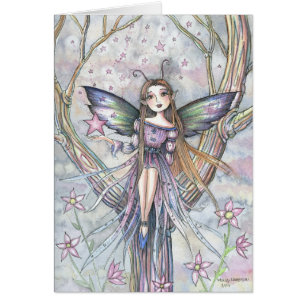 Carte blanche Fairy Falling par Molly Harrison