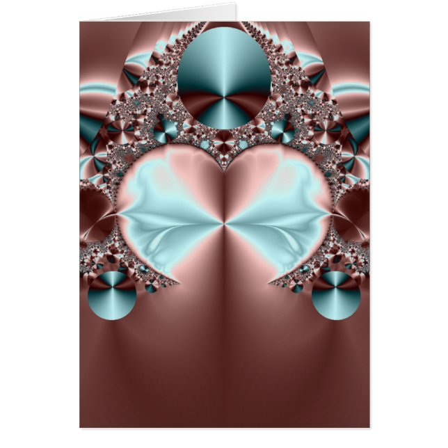 Carte blanche feuille satinée (Devant)