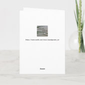 Carte blanche glorieuse automne (Dos)