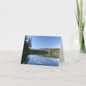 Carte blanche, Hamac sur le lac (Dos)