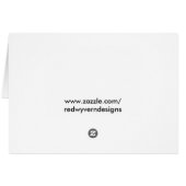 Carte blanche Highland Cow In Field (Dos Horizontal)