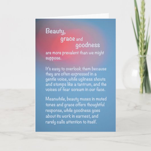 Carte blanche Inspiring Thought (Devant)