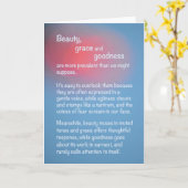 Carte blanche Inspiring Thought (Fleur jaune)