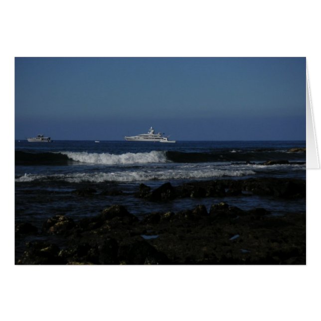 Carte blanche Kona, Hawaii (Devant horizontal)